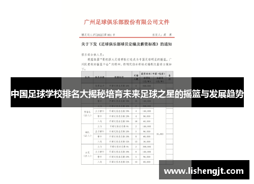 中国足球学校排名大揭秘培育未来足球之星的摇篮与发展趋势